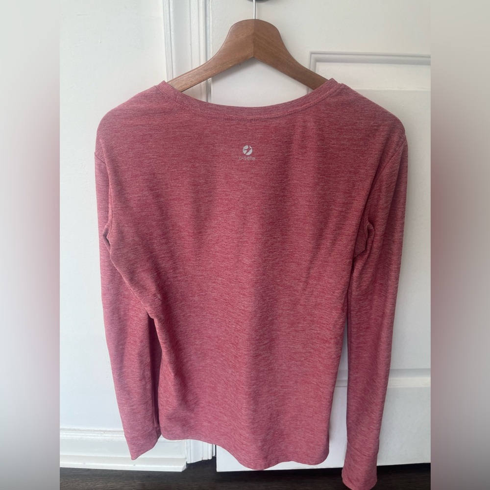 Oiselle Pink Long Sleeve Women's Top - Picture 3 of 3